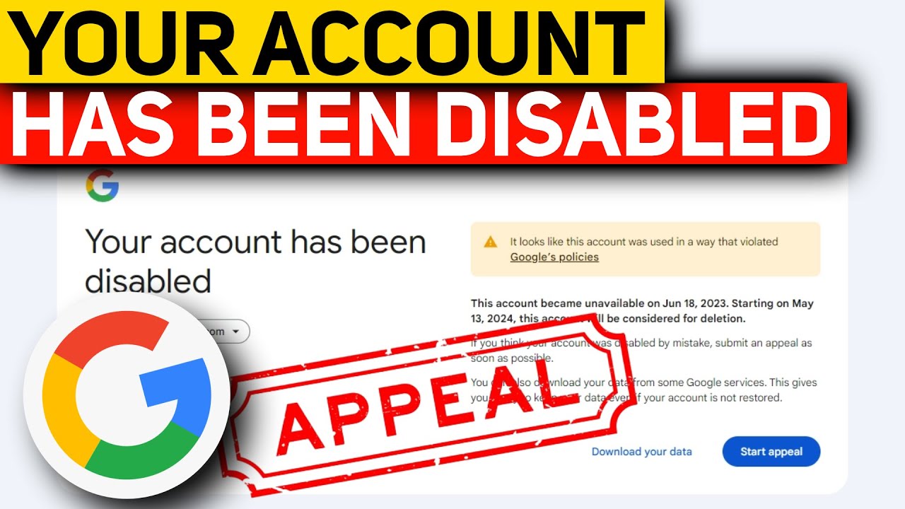 Appeal for Disabled Gmail Account Reactivation